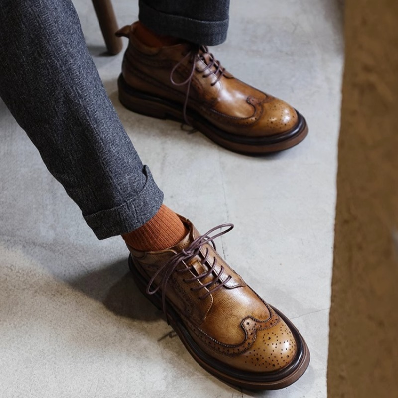 İngiliz Brogue Oyma Yüksek Top - Men'S Shoes Hey Dude incelemesi ve fiyatı