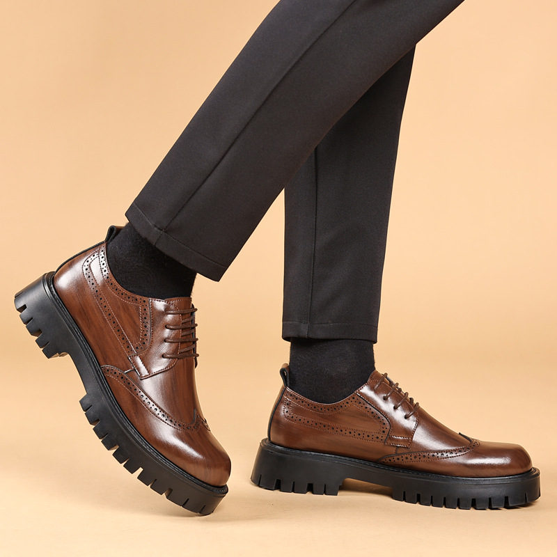 Erkek deri ayakkabılar, kalın  - Men'S Shoes Smart incelemesi ve fiyatı
